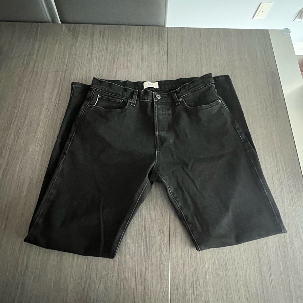 Jack & Jones Premium Selvedge Men’s Black Denim Jeans
